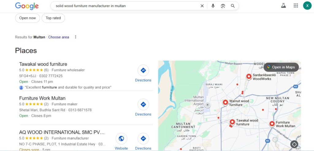 solid wood furniture manufacturers in multan